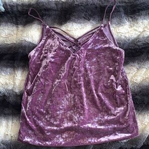 American Eagle Velvet tank top